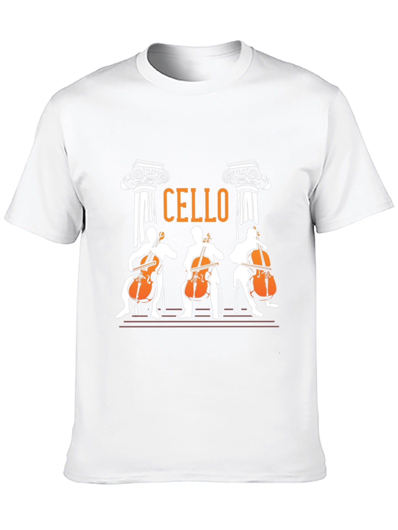 Cello Players Graphic T-Shirt - Musician Tee