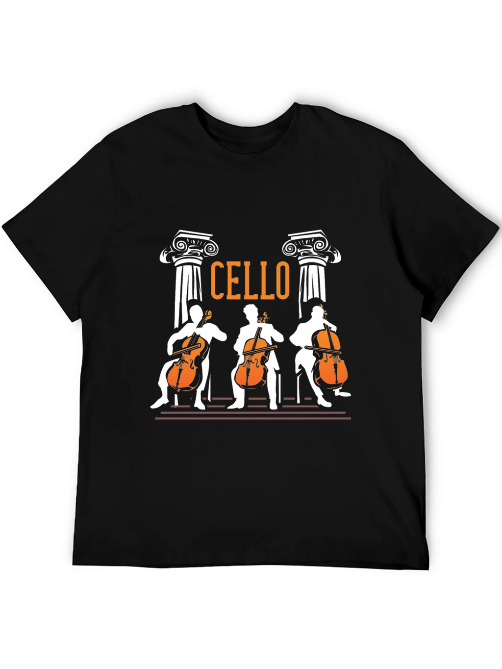 Cello Players Graphic T-Shirt - Musician Tee