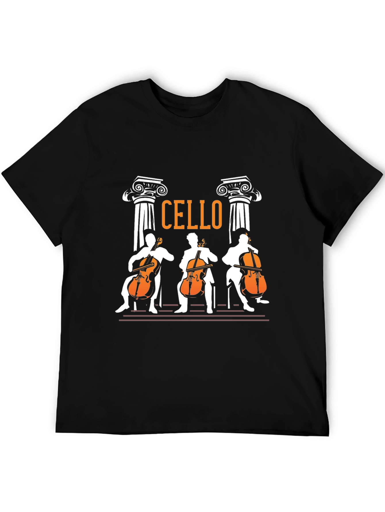 Cello Players Graphic T-Shirt - Musician Tee