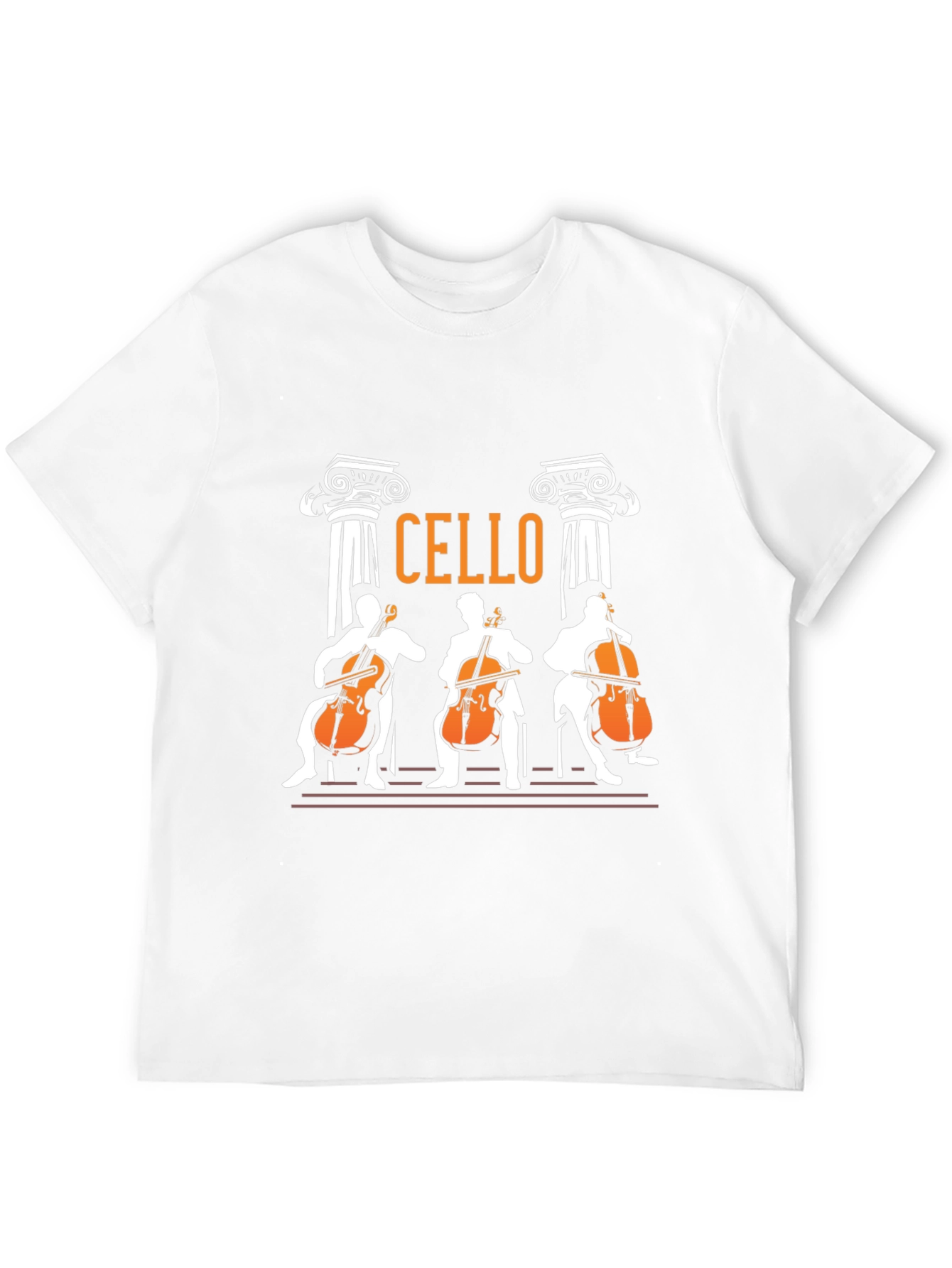 Cello Players Graphic T-Shirt - Musician Tee