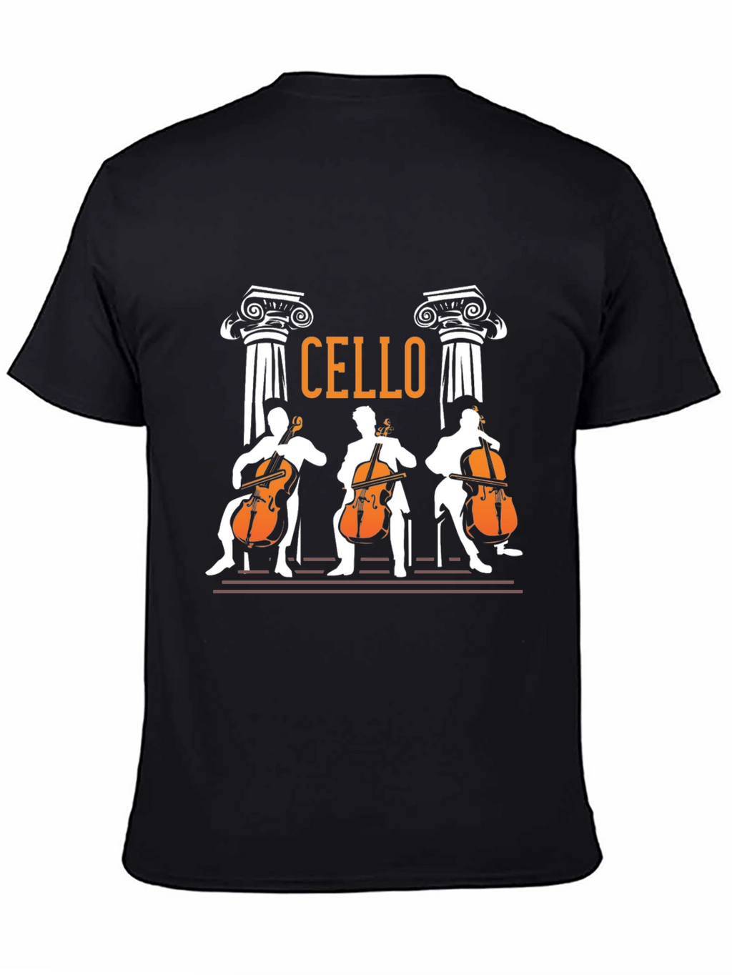 Cello Players Graphic T-Shirt - Musician Tee