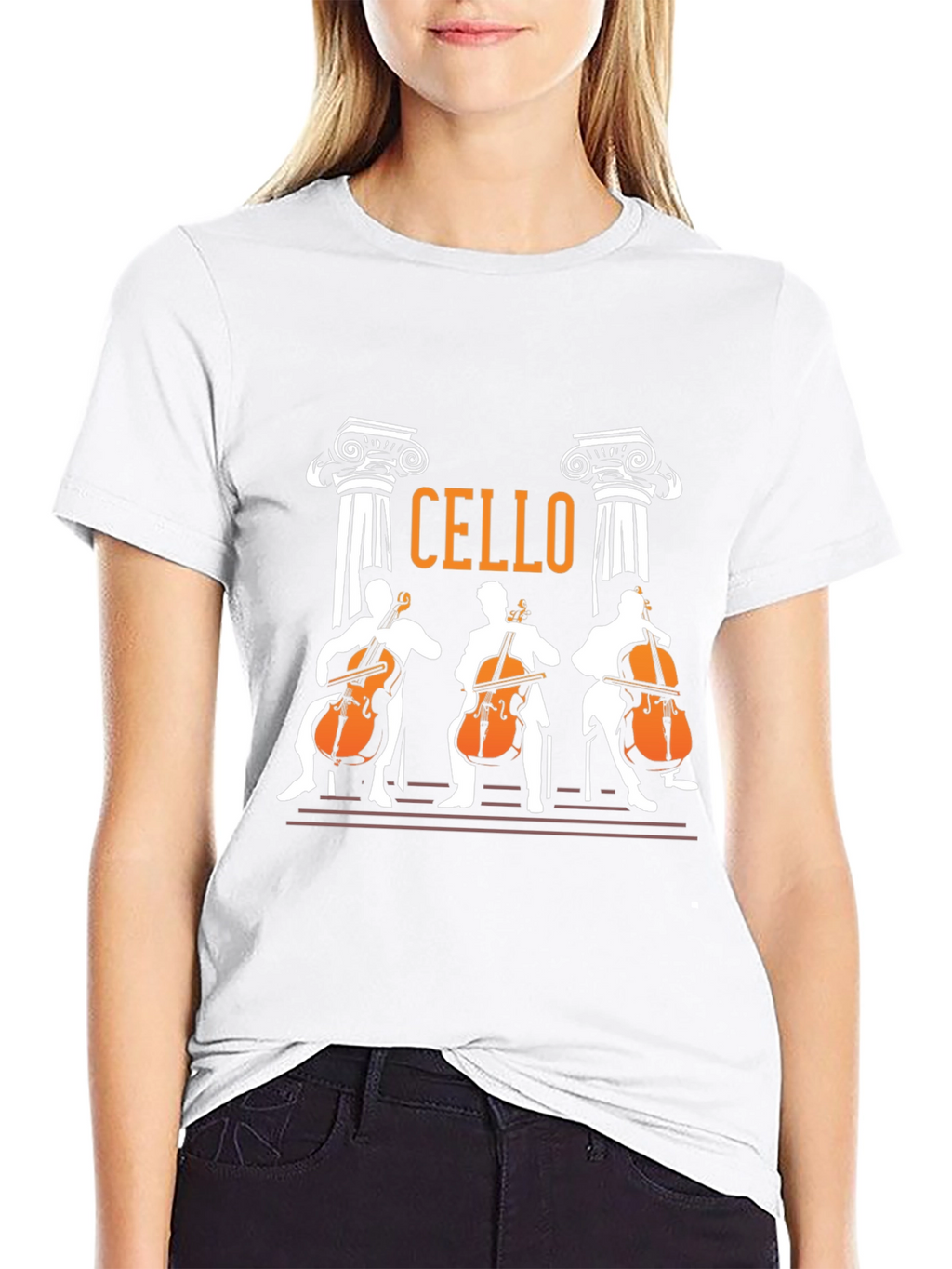 Cello Players Graphic T-Shirt - Musician Tee