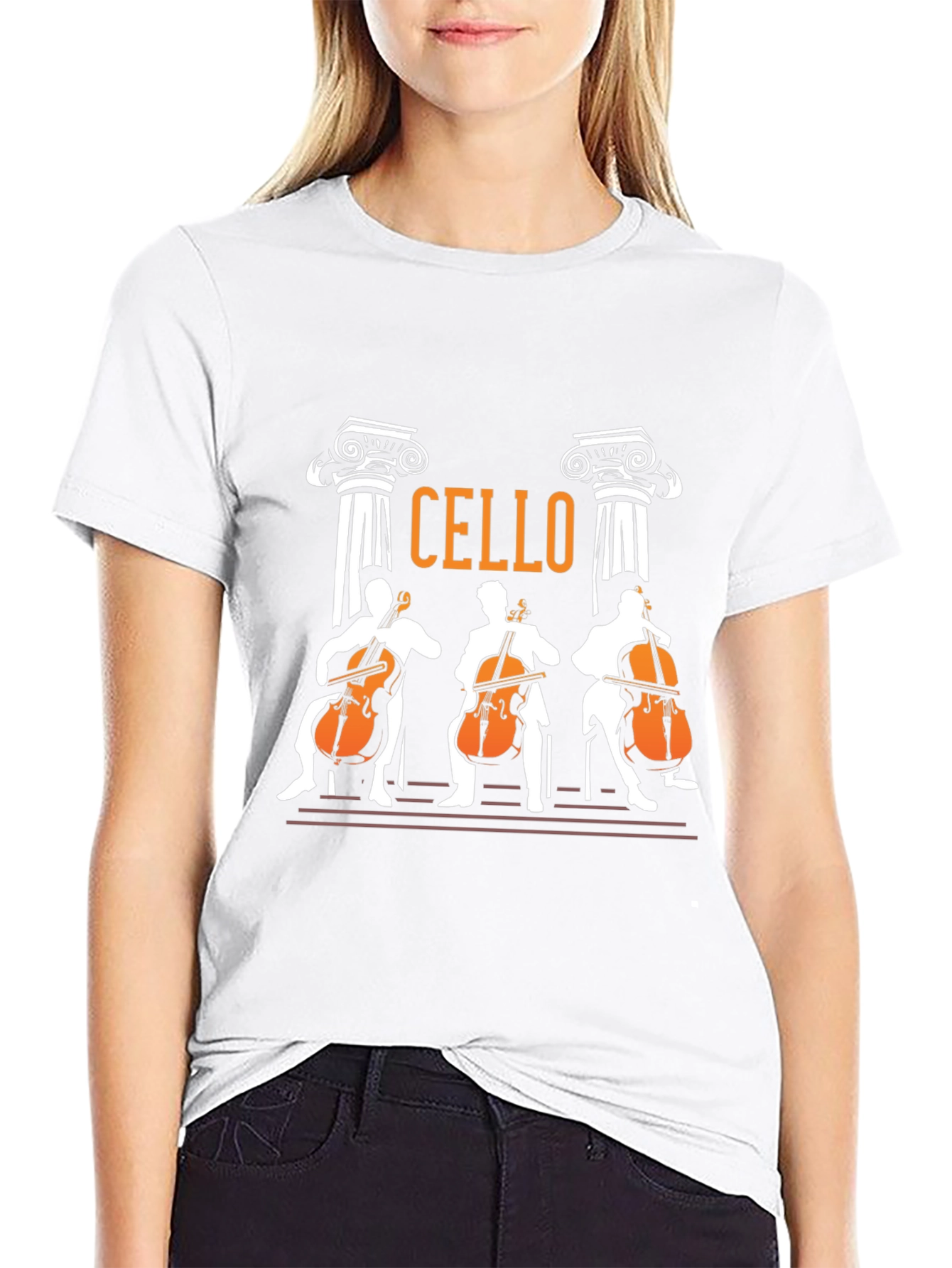 Cello Players Graphic T-Shirt - Musician Tee