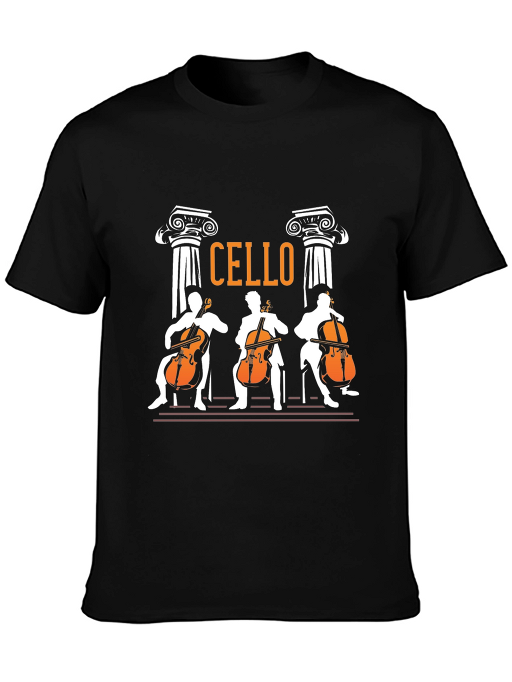 Cello Players Graphic T-Shirt - Musician Tee
