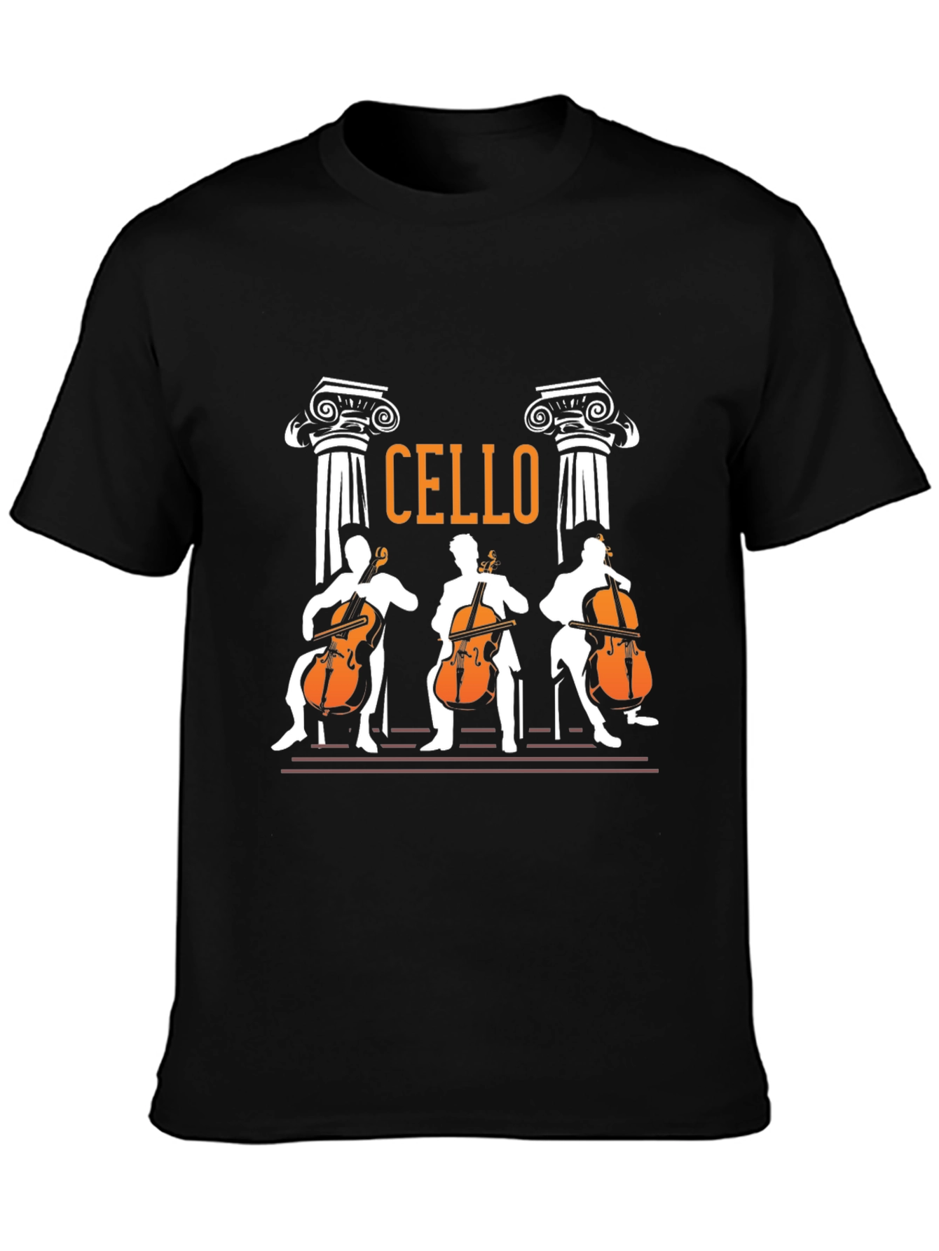 Cello Players Graphic T-Shirt - Musician Tee