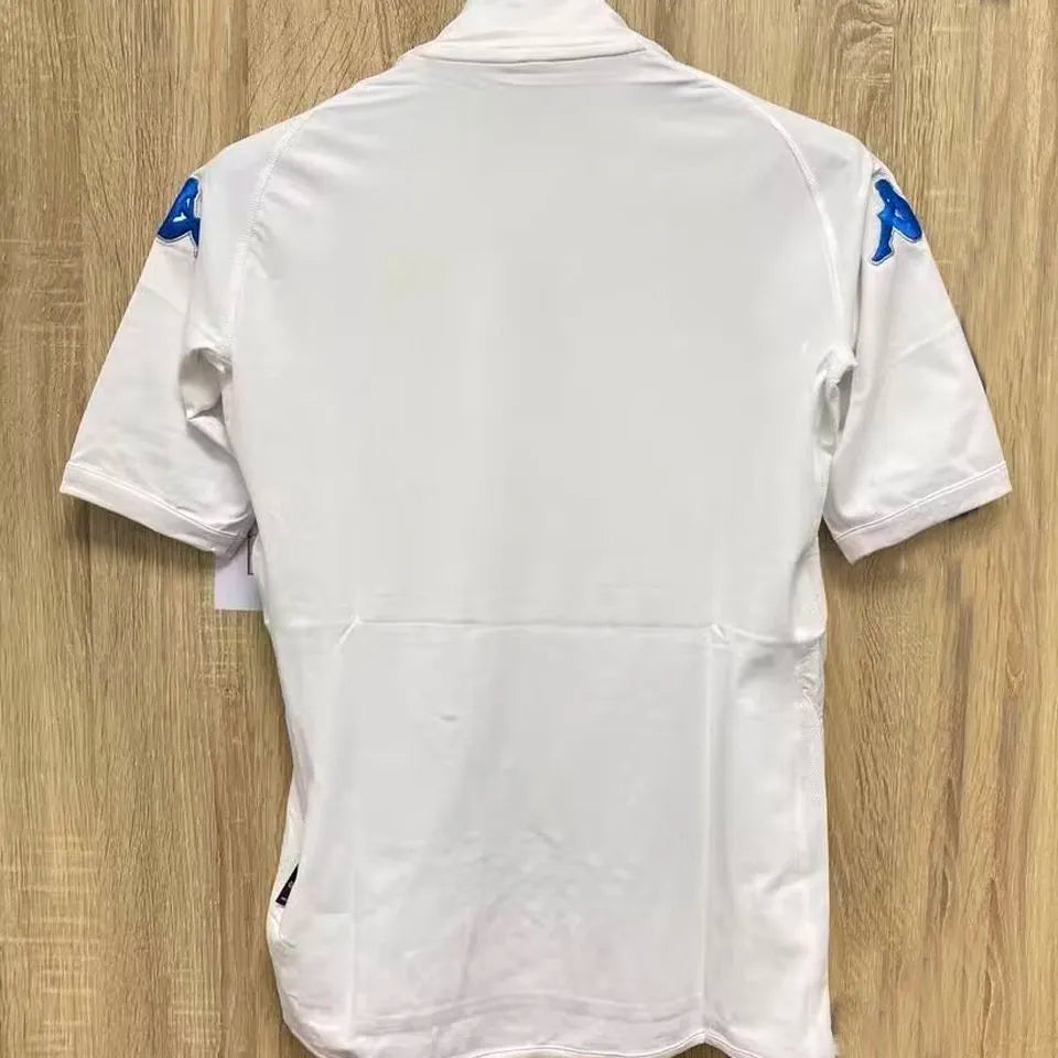2002 Italy Away White Retro Soccer Jersey Back