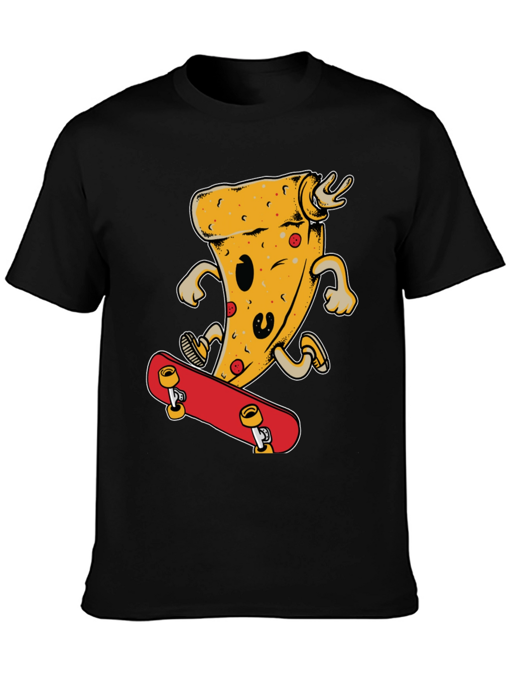 Pizza Skateboard T-Shirt - Fun & Stylish