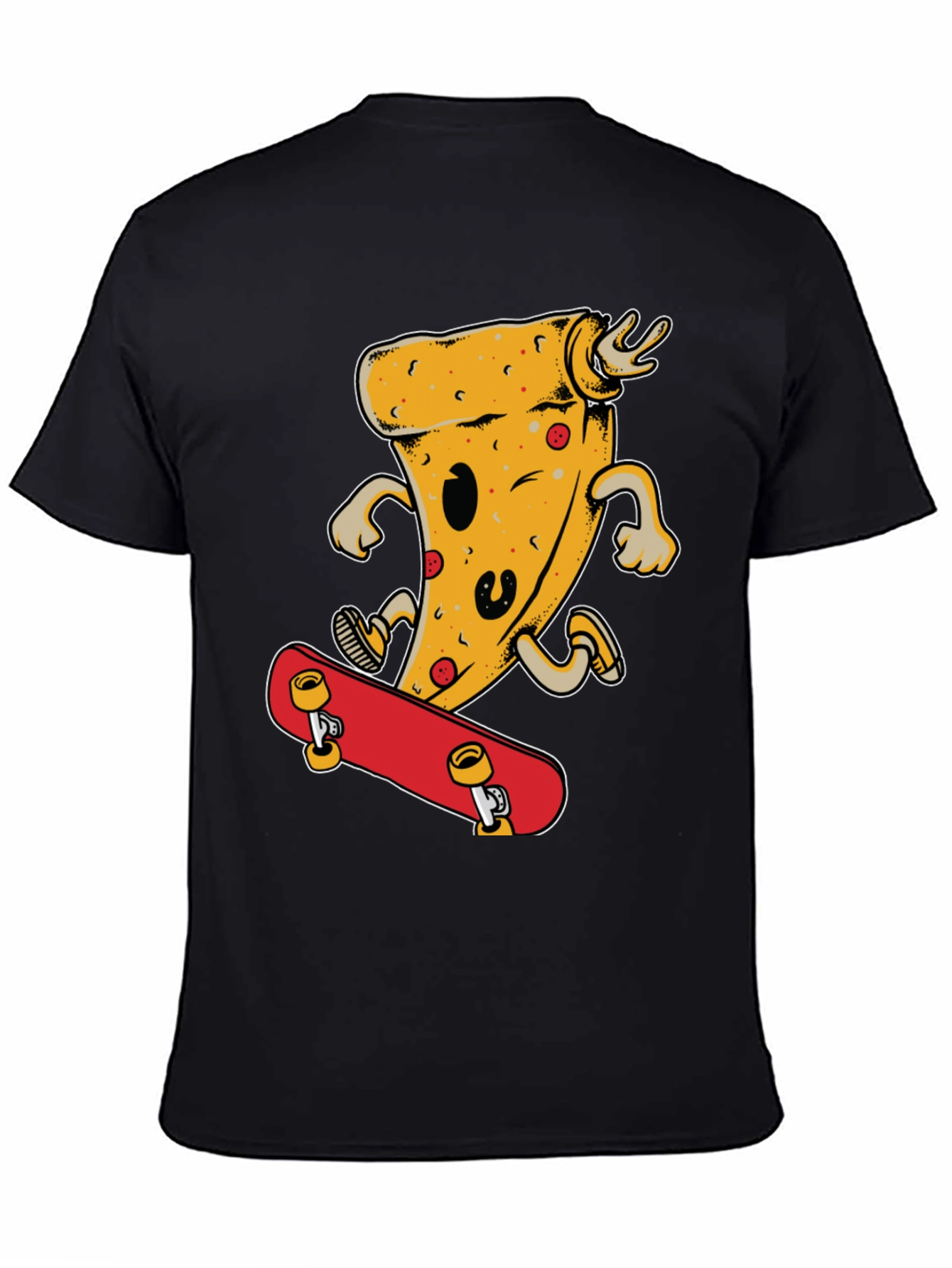 Pizza Skateboard T-Shirt - Fun & Stylish