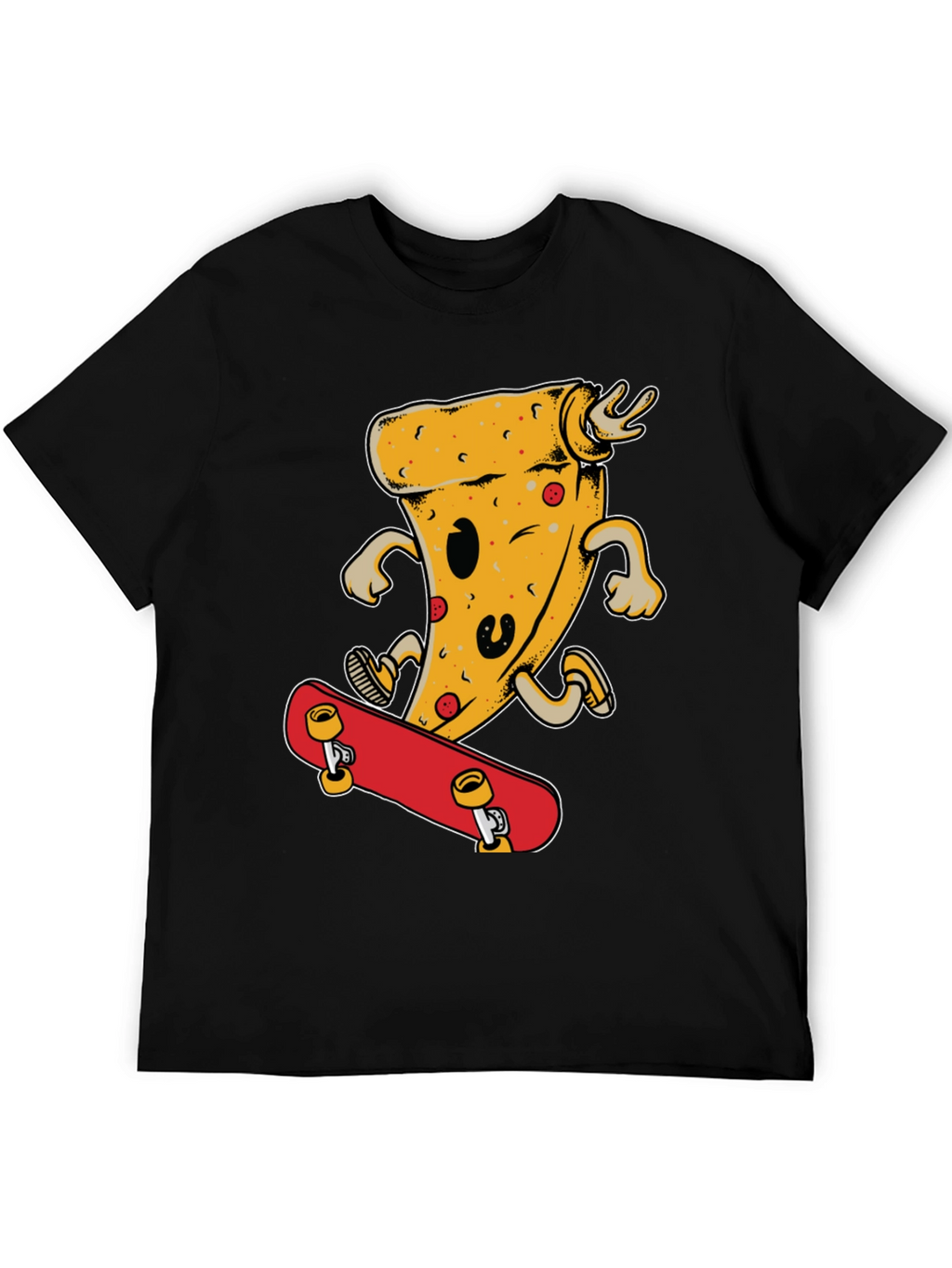 Pizza Skateboard T-Shirt - Fun & Stylish