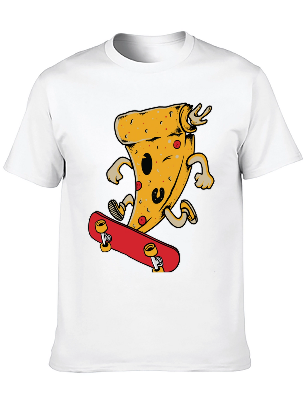 Pizza Skateboard T-Shirt - Fun & Stylish
