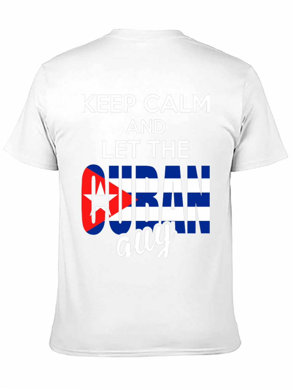 Keep Calm Cuban Guy T-Shirt - Stylish Patriotic Tee
