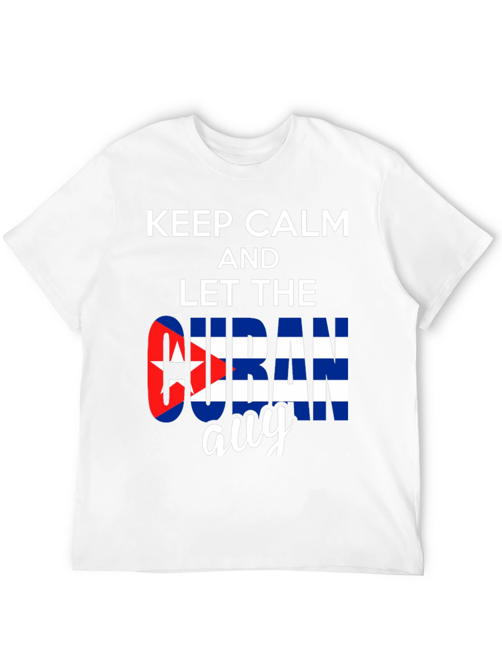 Keep Calm Cuban Guy T-Shirt - Stylish Patriotic Tee