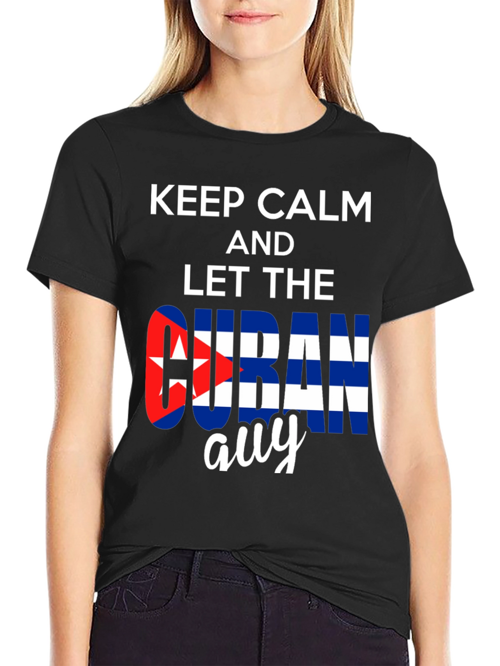 Keep Calm Cuban Guy T-Shirt - Stylish Patriotic Tee