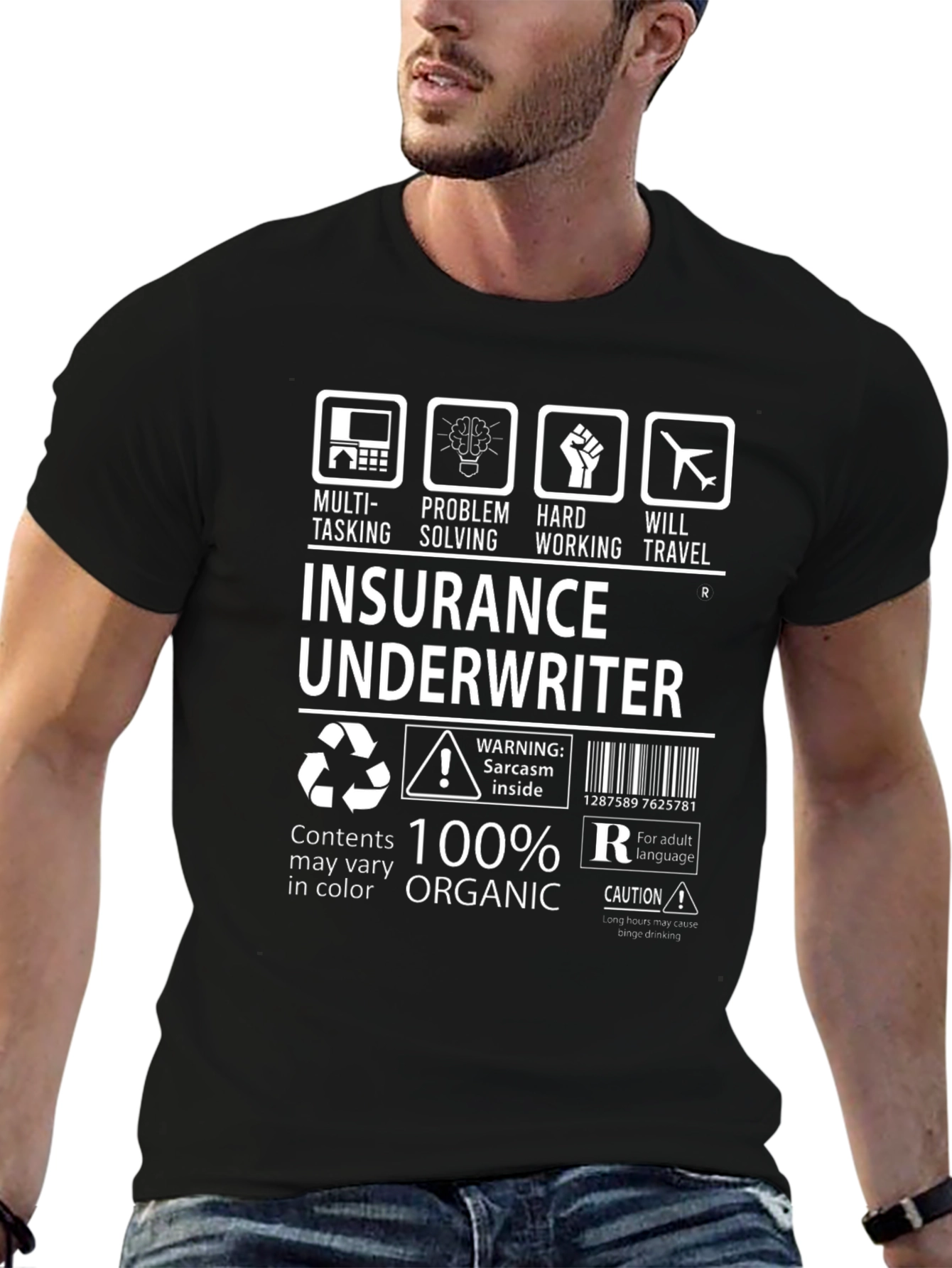 Insurance Underwriter 100% Organic T-Shirt