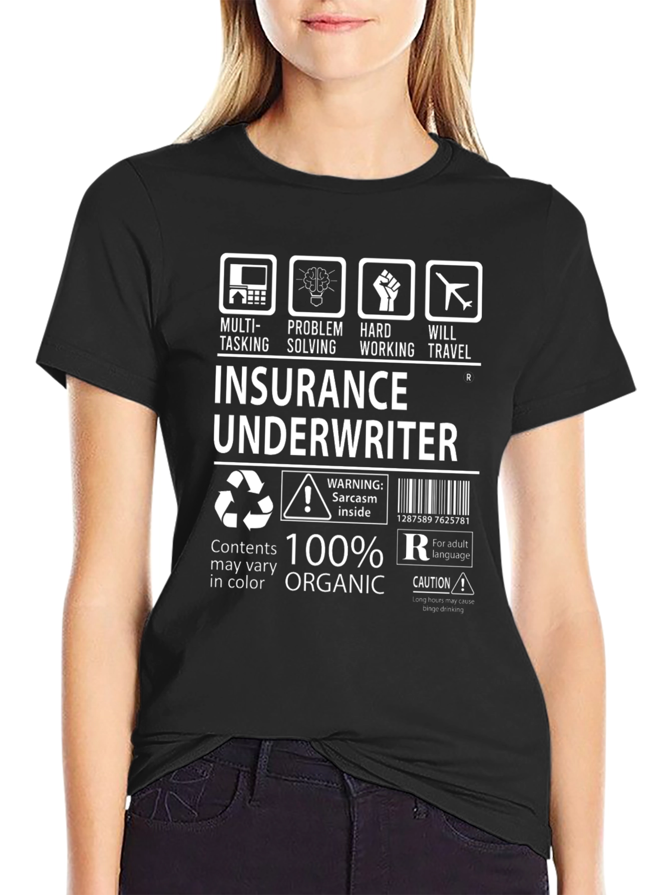 Insurance Underwriter 100% Organic T-Shirt