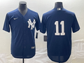 Men's New York Yankees Anthony Volpe #11 Navy Replica Player Name Jerseys