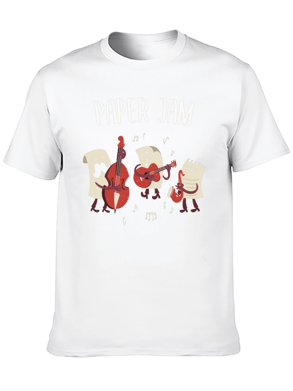 Paper Jam Band T-Shirt - Musician Pun Tee