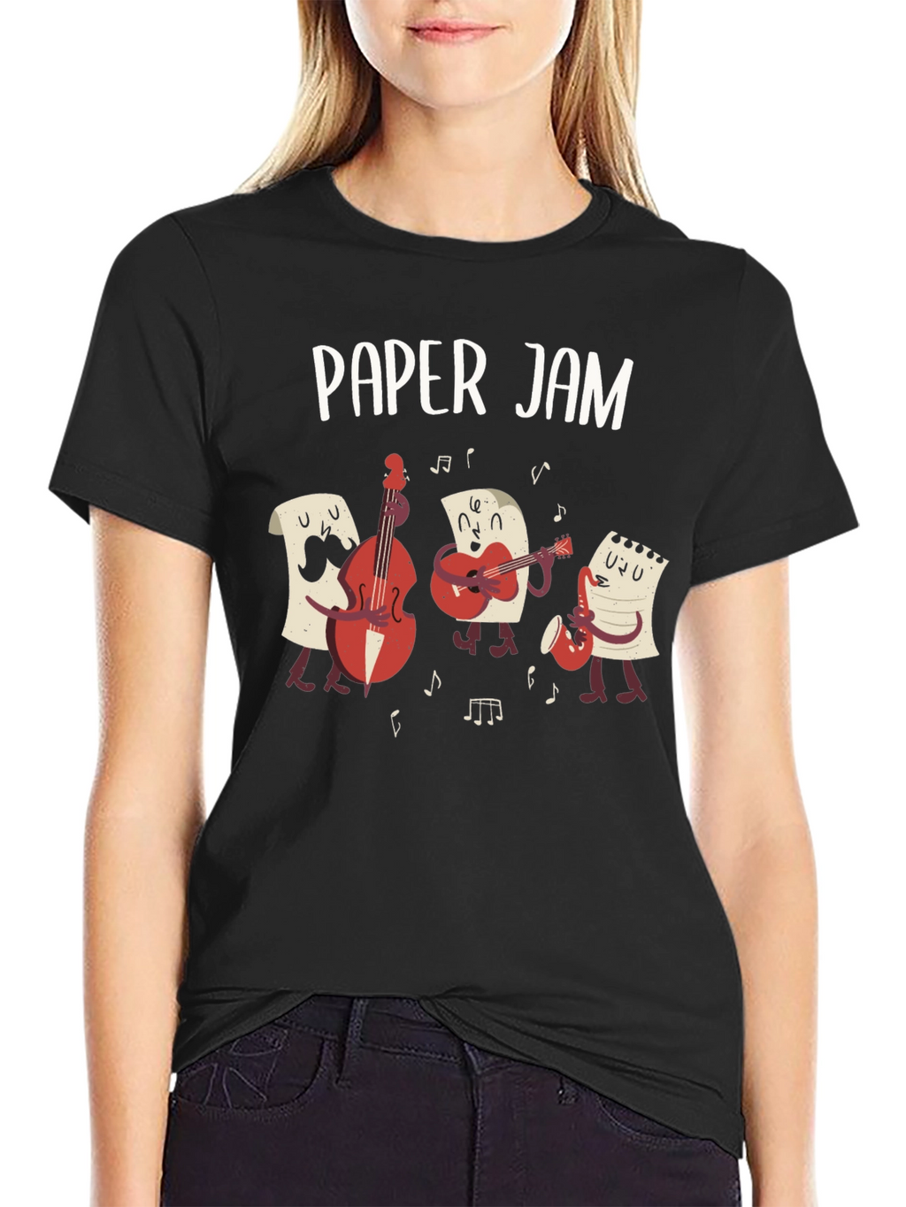 Paper Jam Band T-Shirt - Musician Pun Tee