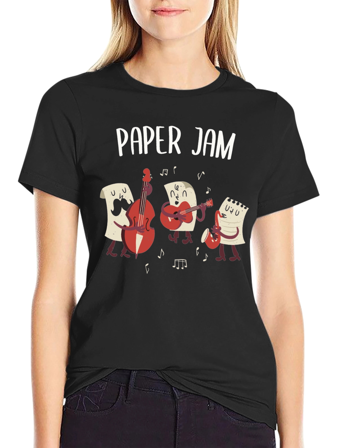 Paper Jam Band T-Shirt - Musician Pun Tee