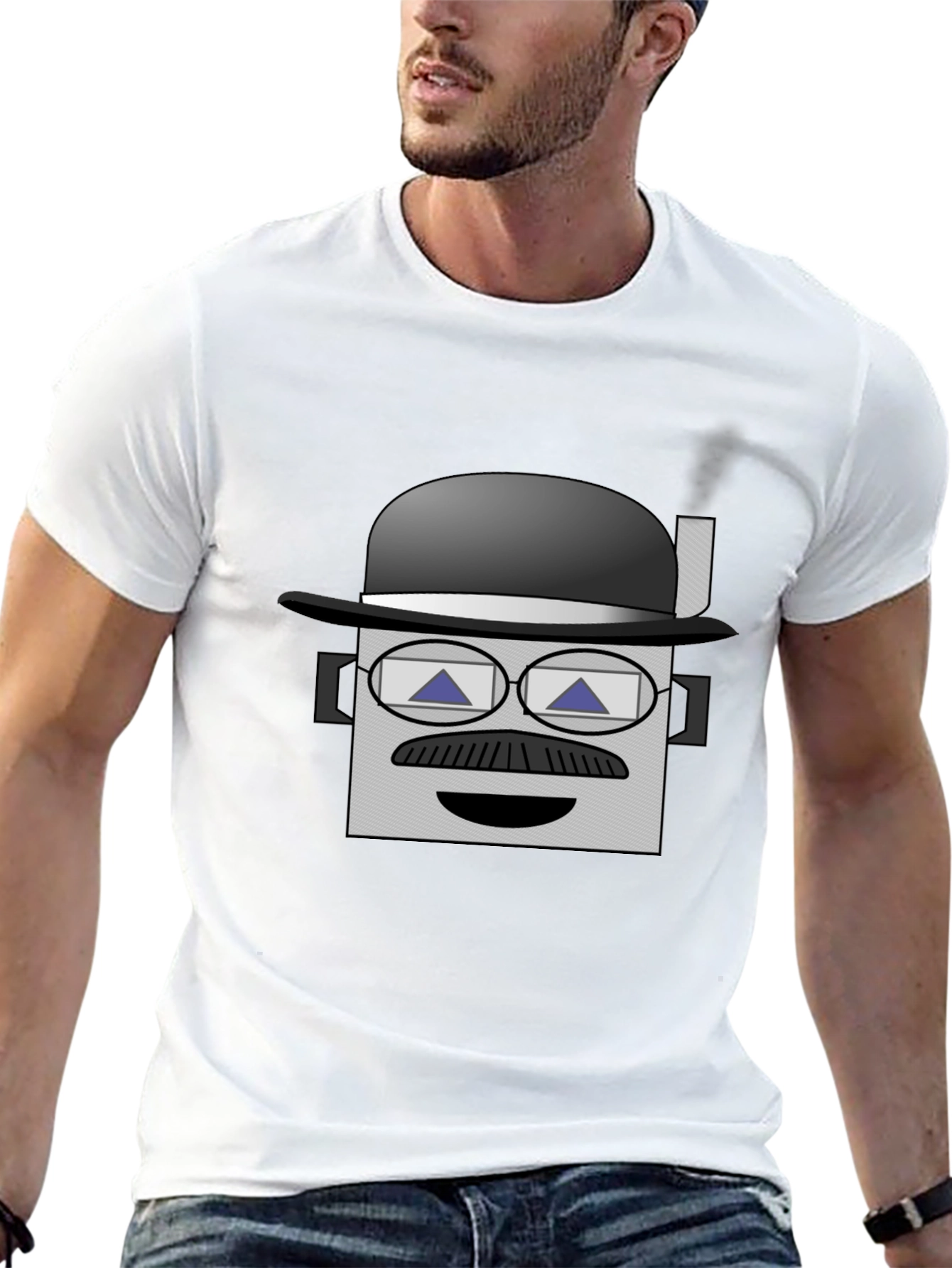 Geometric Bowler Hat T-Shirt