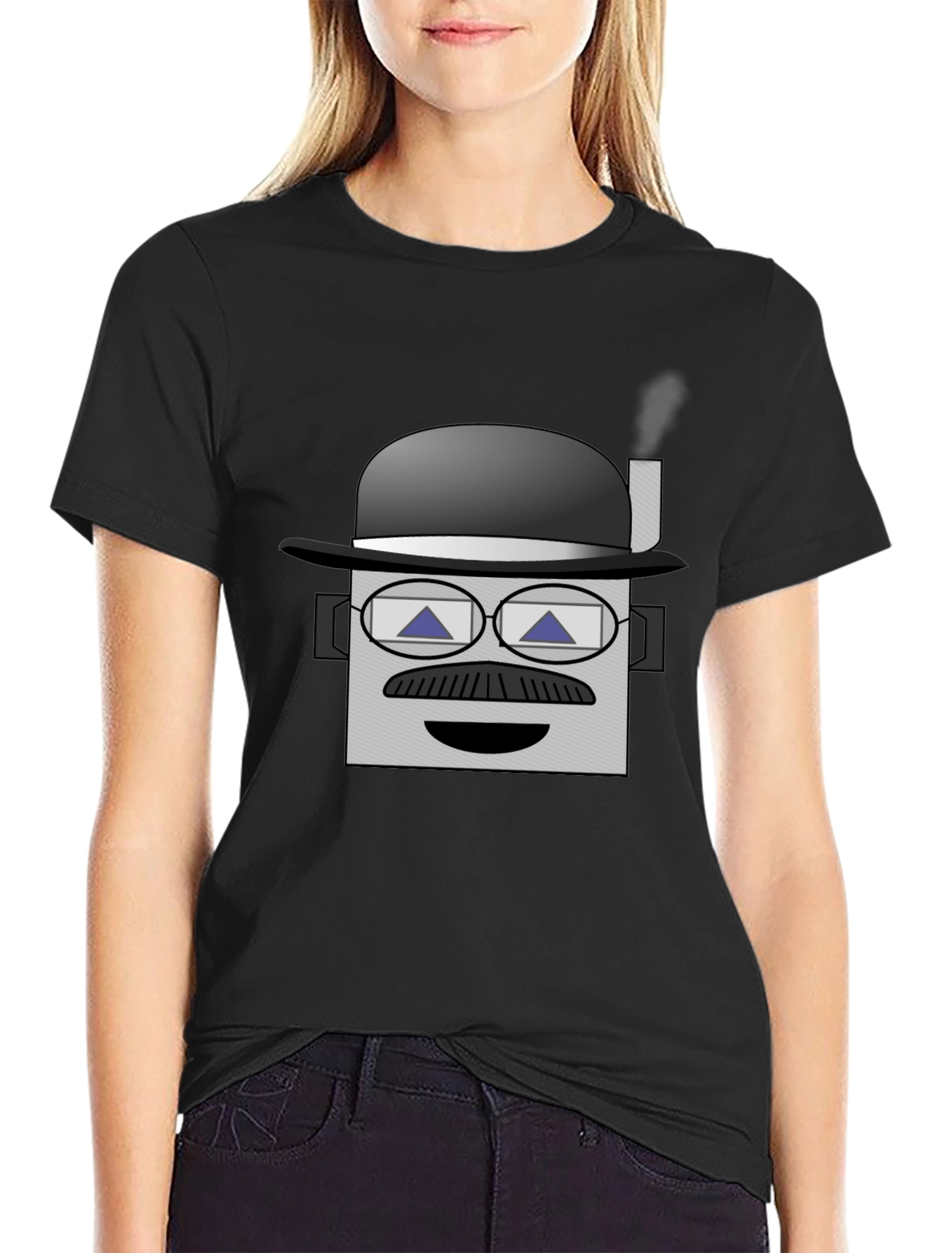 Geometric Bowler Hat T-Shirt