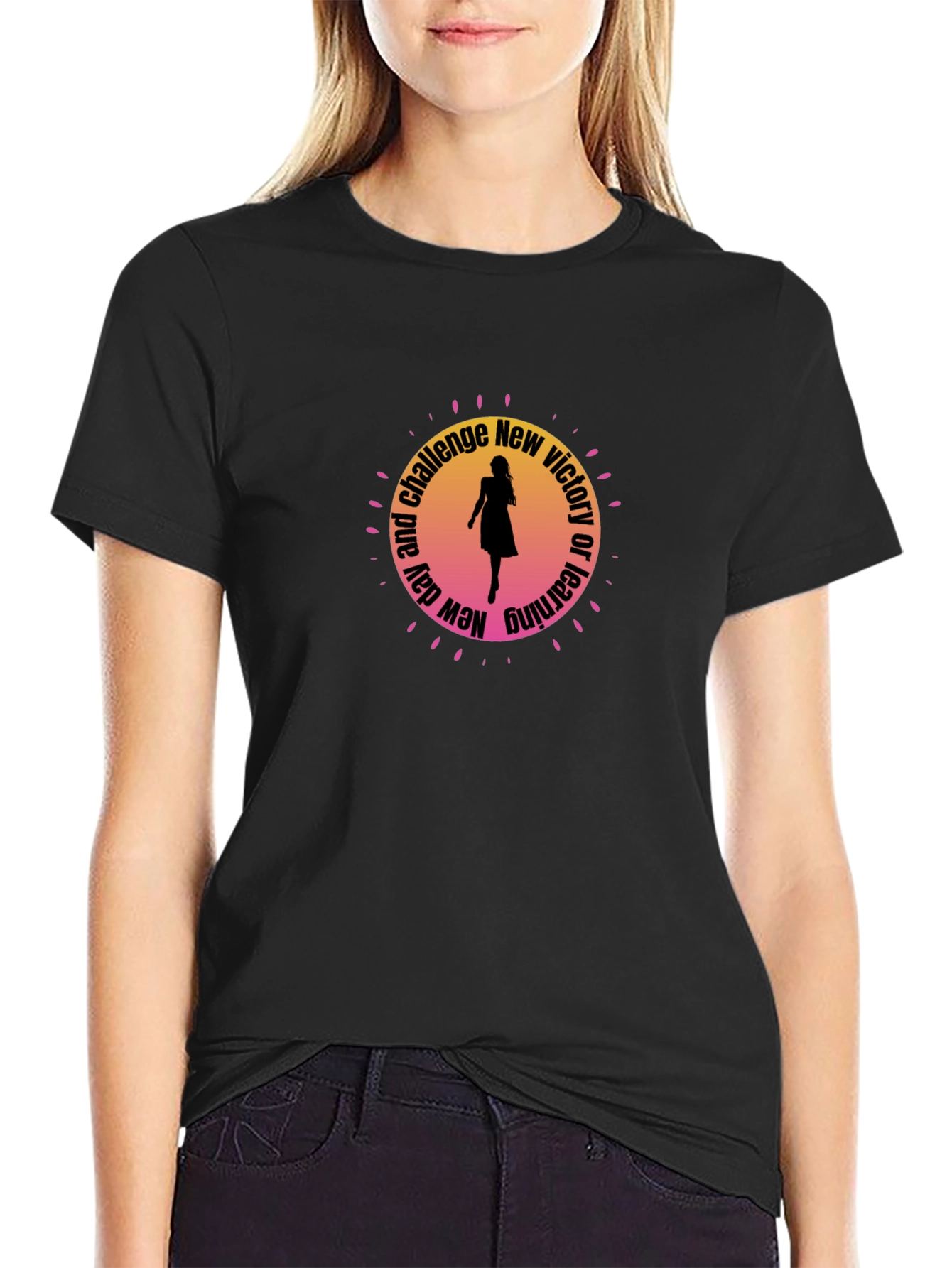 Inspirational Womans Silhouette Graphic Tee