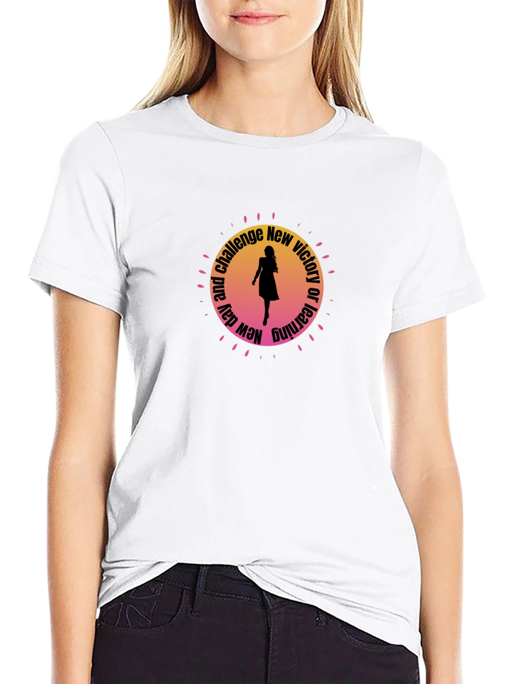 Inspirational Womans Silhouette Graphic Tee