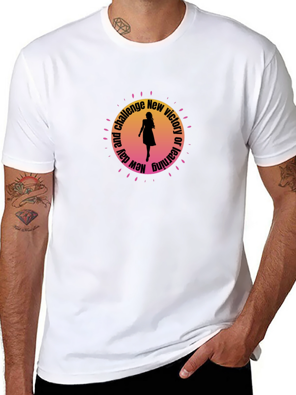 Inspirational Womans Silhouette Graphic Tee
