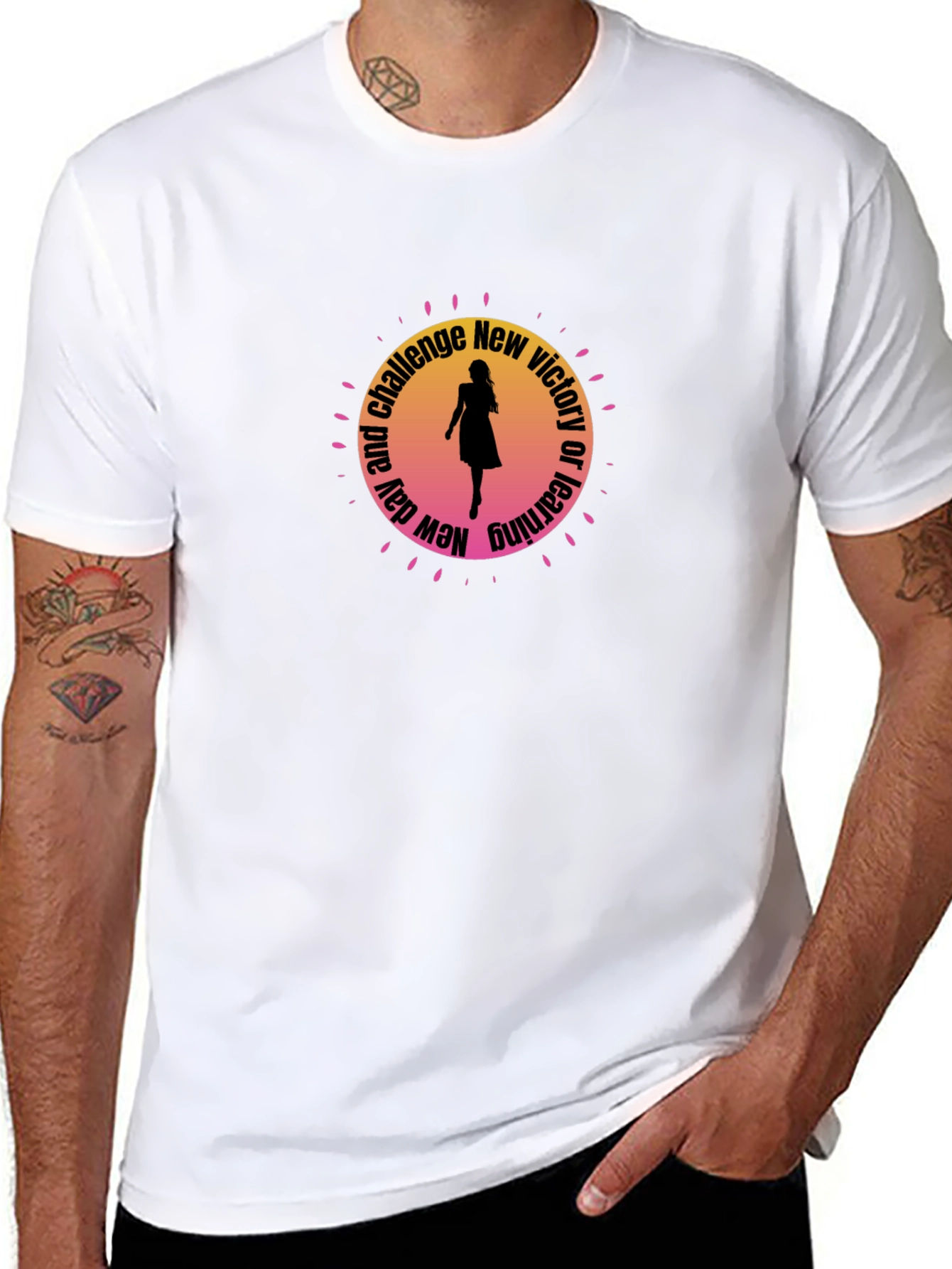 Inspirational Womans Silhouette Graphic Tee