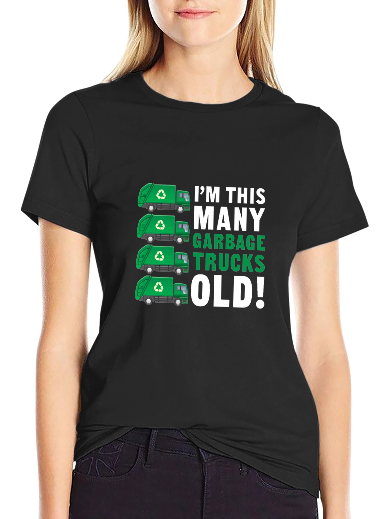 Funny Garbage Truck Birthday T-Shirt