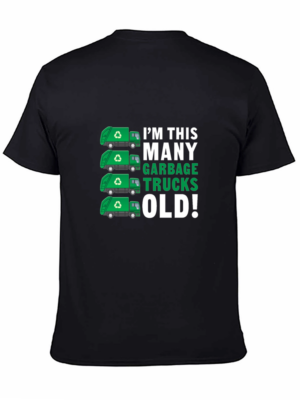 Funny Garbage Truck Birthday T-Shirt