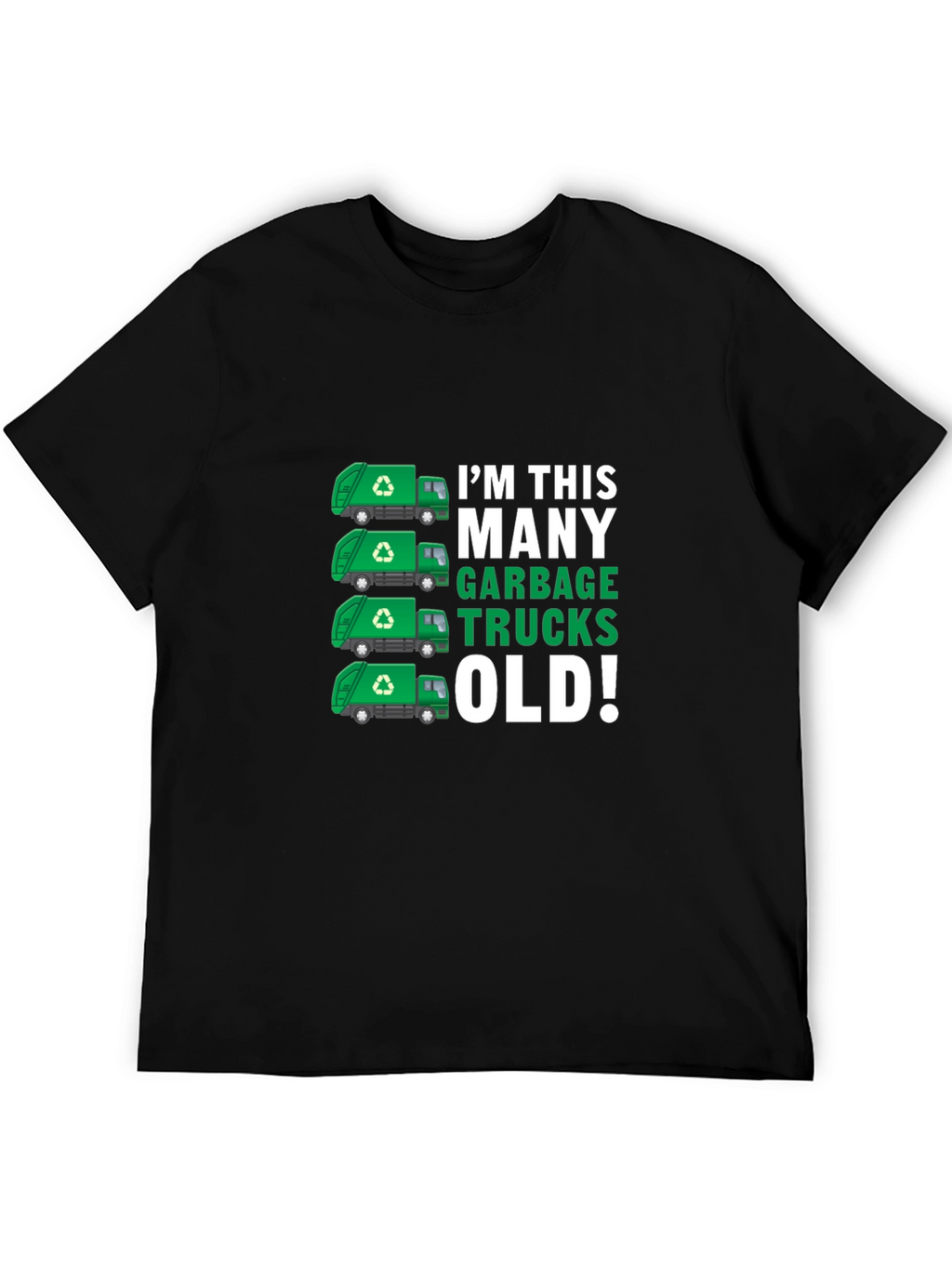 Funny Garbage Truck Birthday T-Shirt