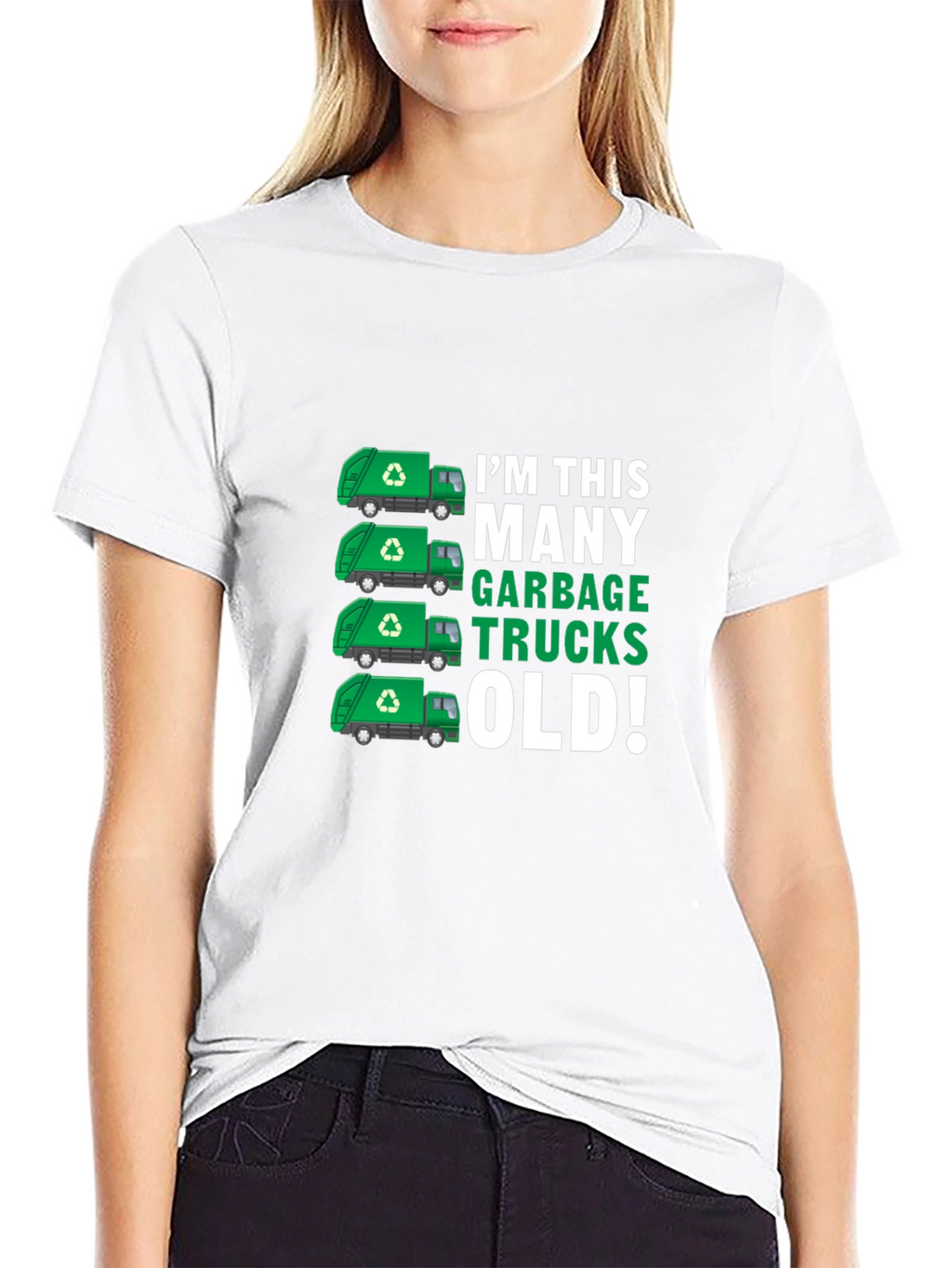 Funny Garbage Truck Birthday T-Shirt