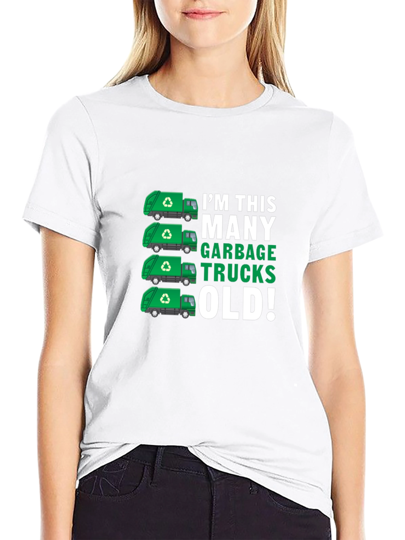 Funny Garbage Truck Birthday T-Shirt