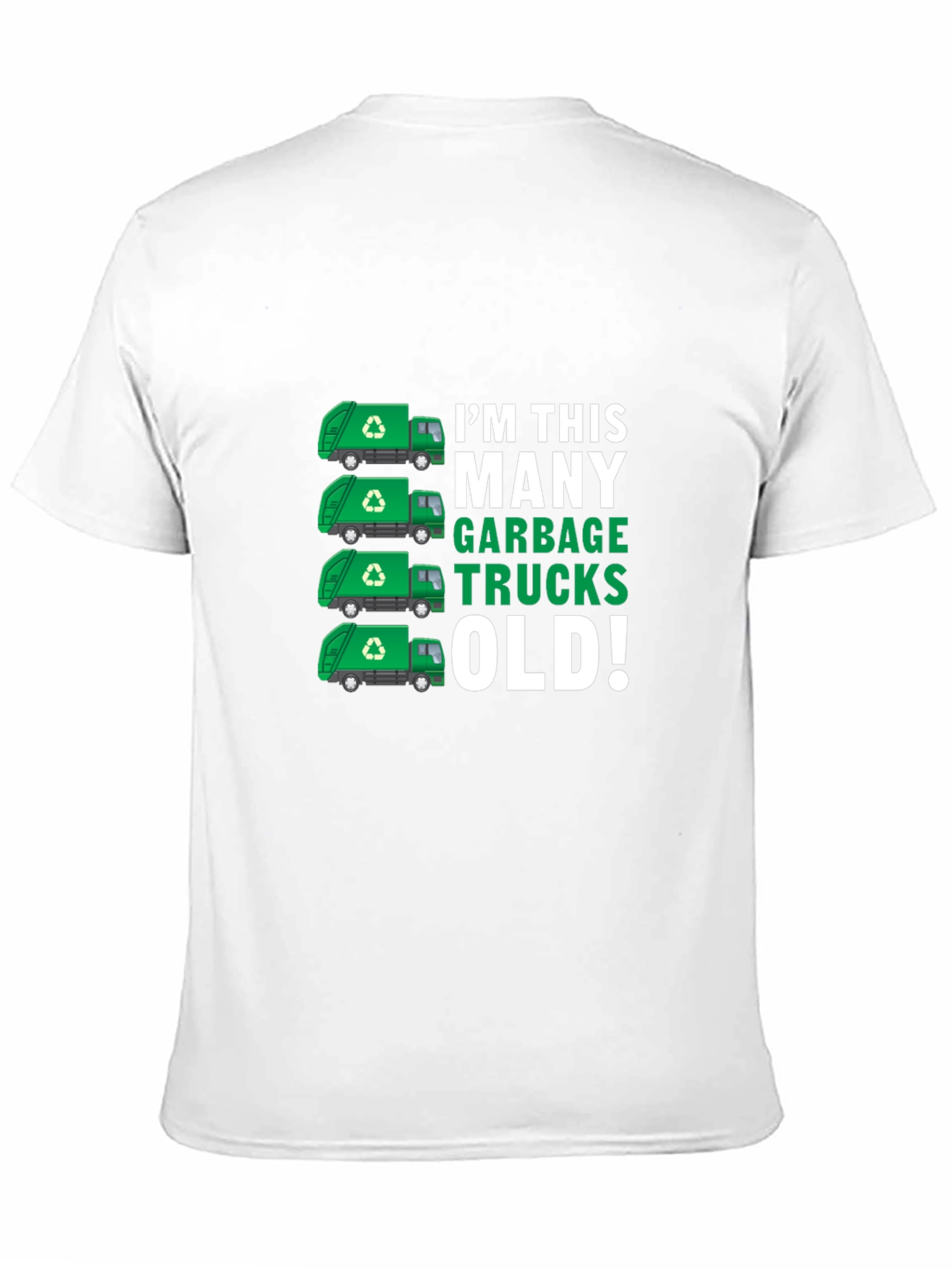 Funny Garbage Truck Birthday T-Shirt