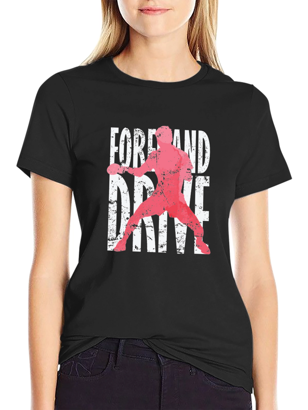 Forehand Drive Graphic Tee - Table Tennis T-Shirt