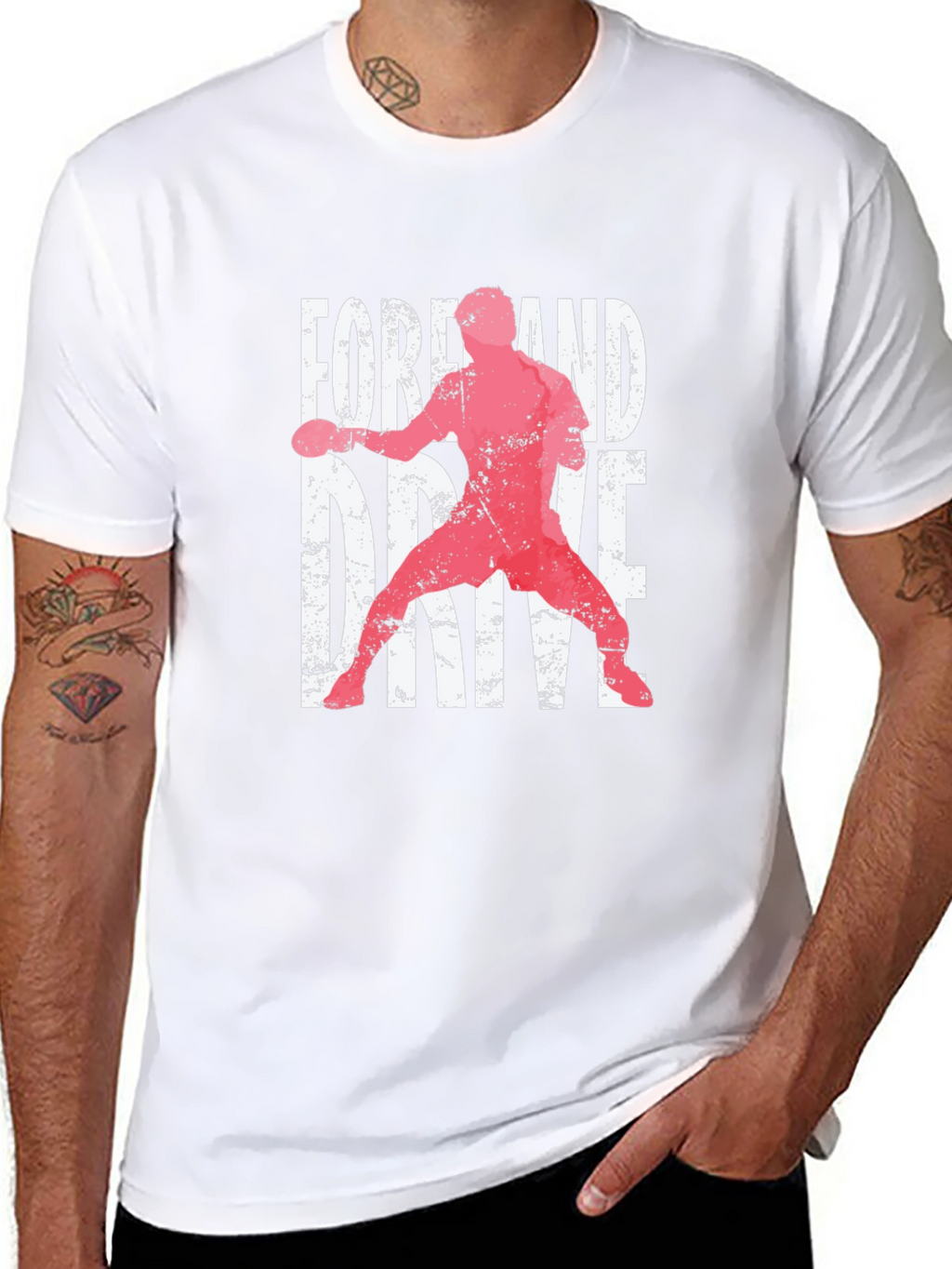 Forehand Drive Graphic Tee - Table Tennis T-Shirt