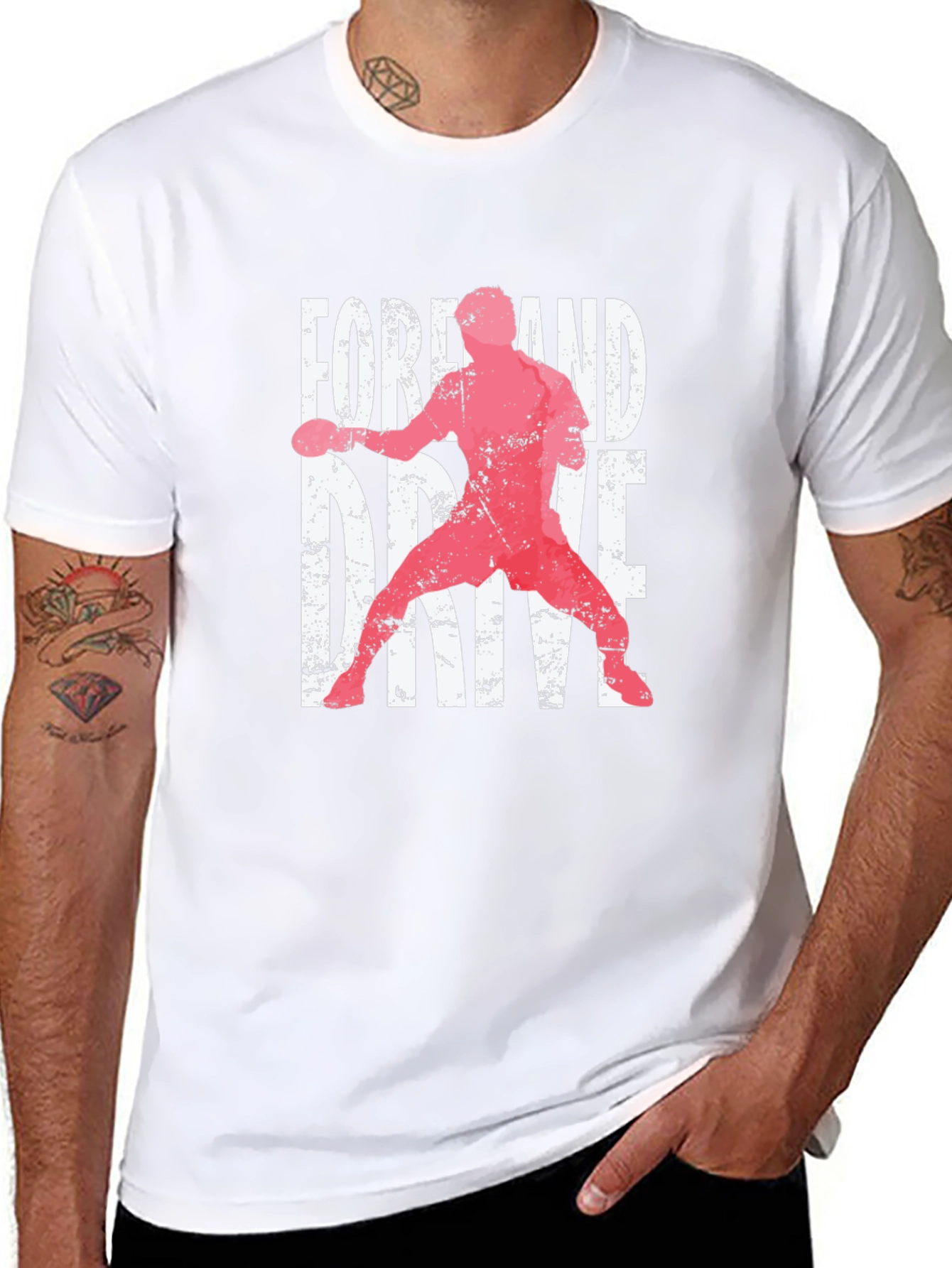 Forehand Drive Graphic Tee - Table Tennis T-Shirt