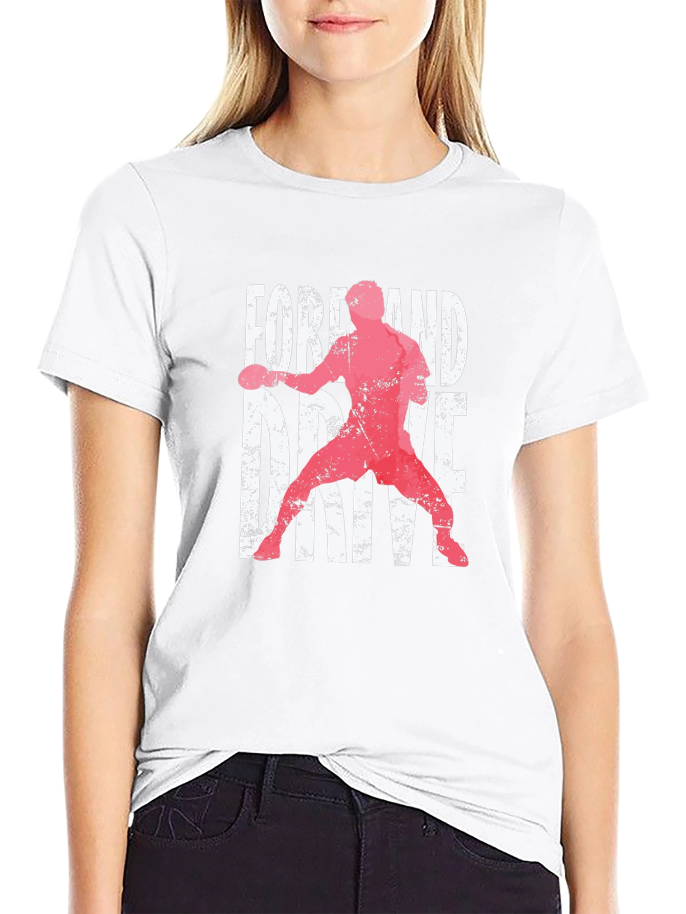 Forehand Drive Graphic Tee - Table Tennis T-Shirt