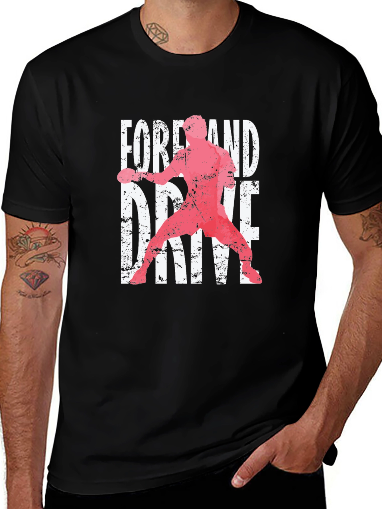 Forehand Drive Graphic Tee - Table Tennis T-Shirt
