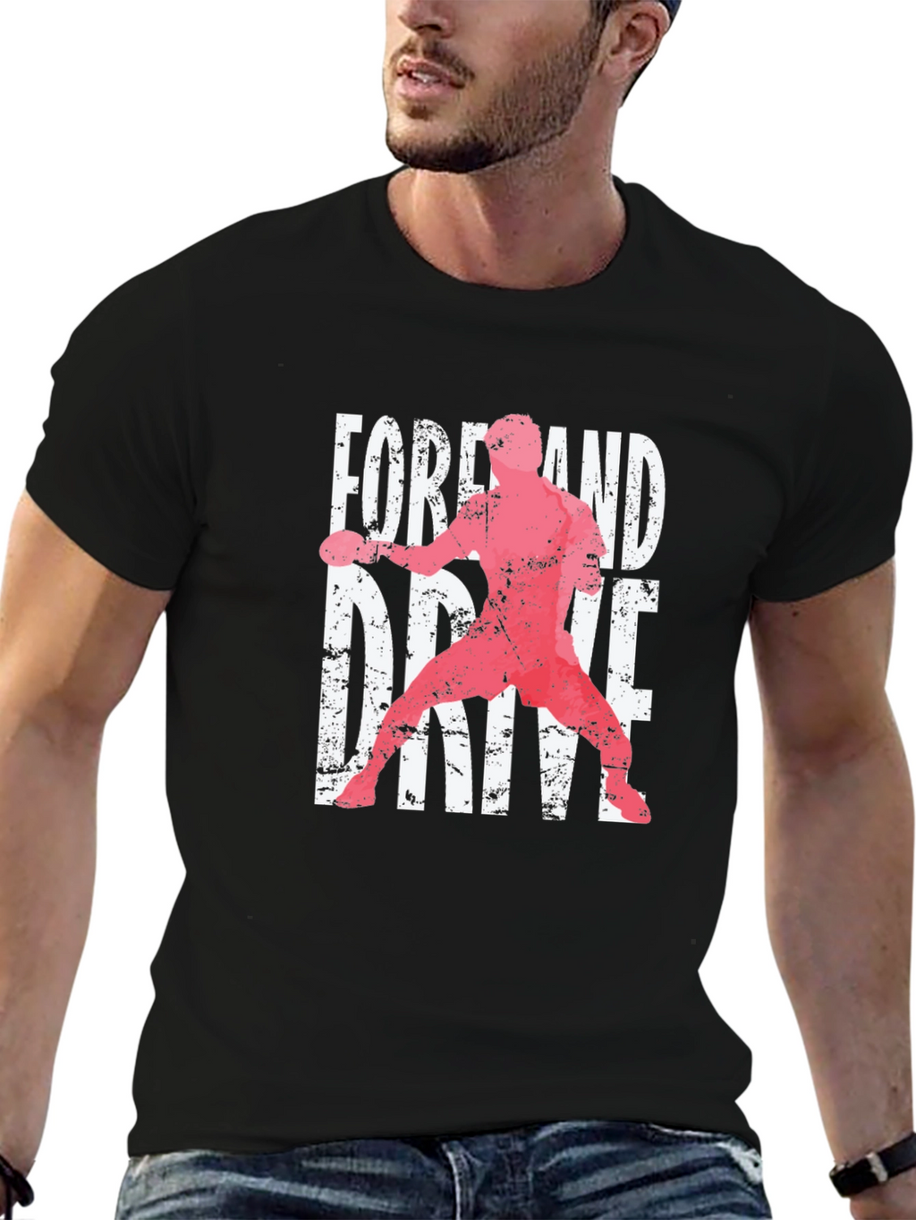 Forehand Drive Graphic Tee - Table Tennis T-Shirt