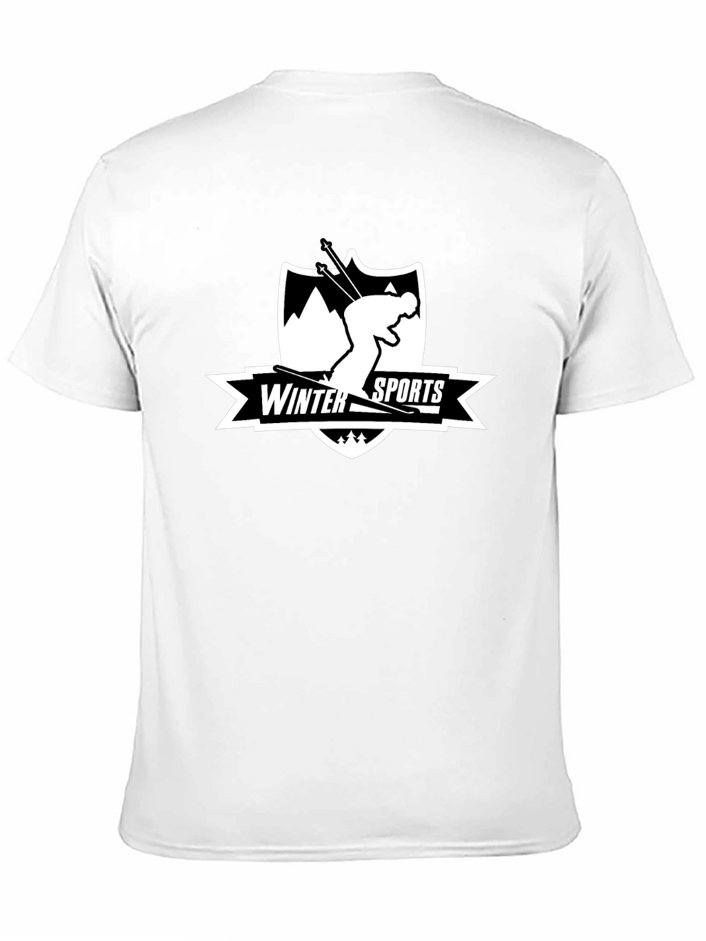 Winter Sports Skiing Graphic T-Shirt