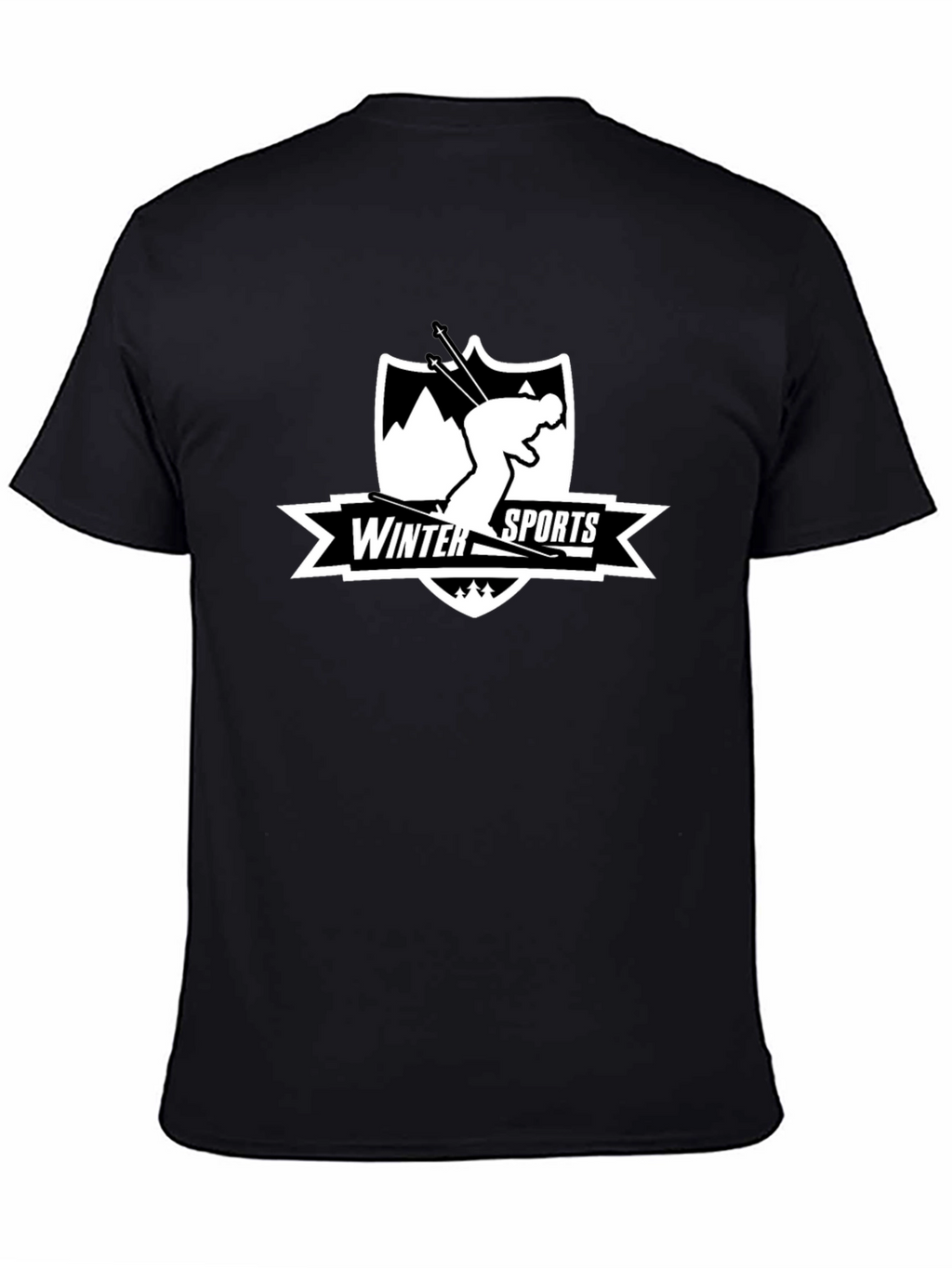 Winter Sports Skiing Graphic T-Shirt