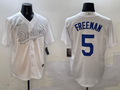 Men's Los Angeles Dodgers Freddie Freeman #5 White Player Jerseys