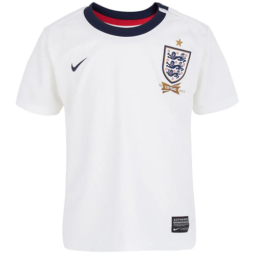 2013 England 150th Anniversary White Retro Soccer Jersey Front
