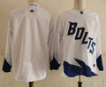 Men's Tampa Bay Lightning White Player Game Blank Jerseys