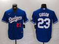 Men's Los Angeles Dodgers Kirk Gibson #23 Royal Limited Player Jerseys