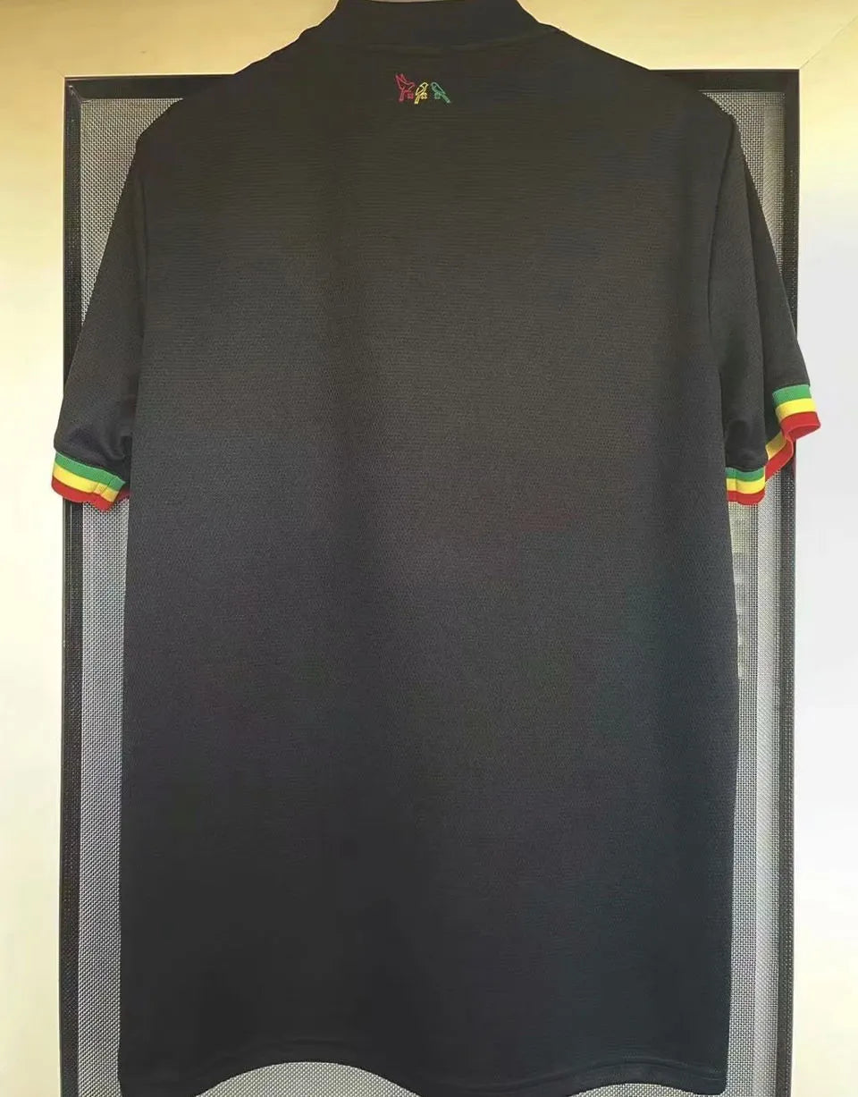 2021/22 AA 1:1 Quality Third Black Fans Soccer Jersey Detail 2