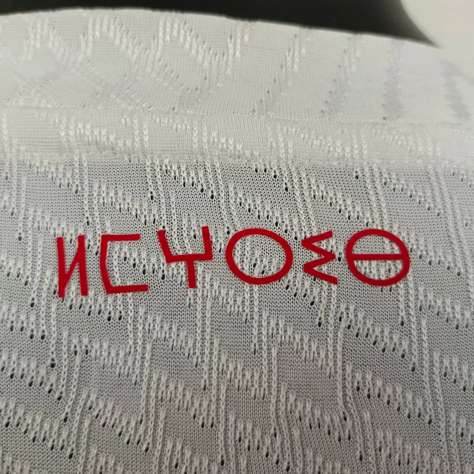 2025 Morocco Away White Player Version Soccer Jersey Detail 2