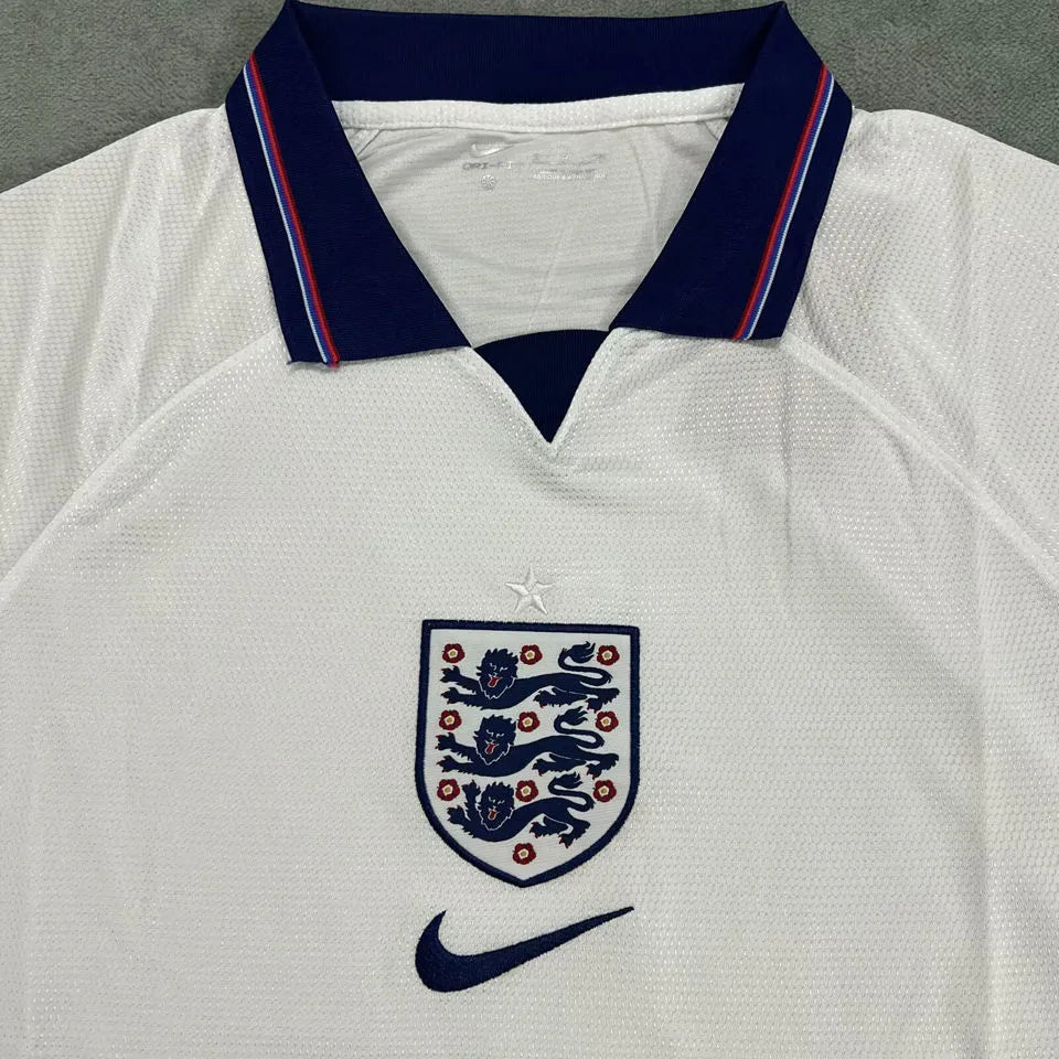 2024/25 England White POLO Short Jersey Detail 1
